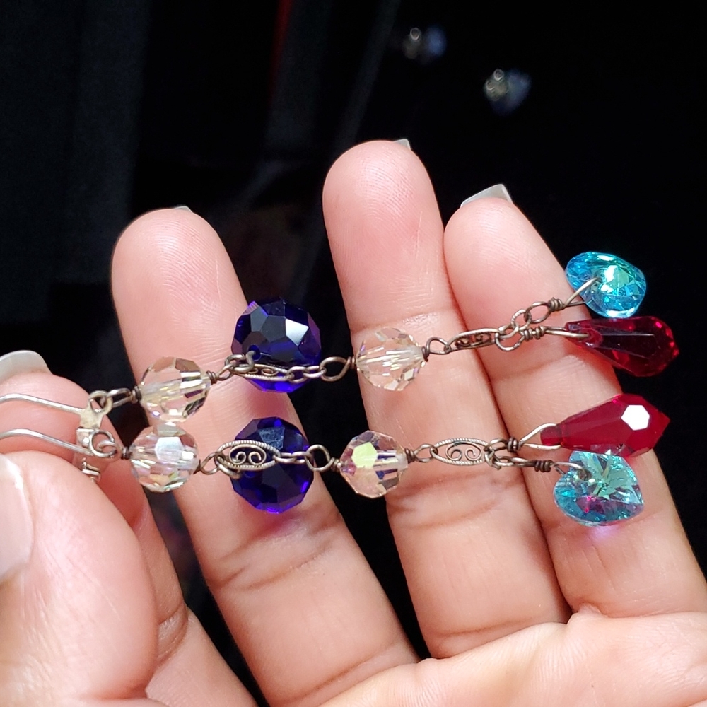 One of a kind Swarovski 🔮 earrings